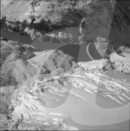 Lac du Mauvoisin oberhalb von Sitten, 1970