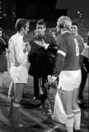 Länderspiel Schweiz - Italien 1972: Mazzola, Odermatt