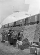 Transport schwerverwundeter Deutscher durch die Schweiz, Nyon 1944