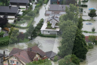 Hochwasser Schweiz 2005: Sarnen, August 2005