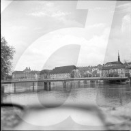 Solothurn; Aare, Kreuzackerbrücke; 1961