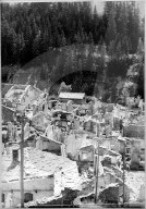 Nach 2. Weltkrieg: zerstörtes Dorf Lanslebourg, 1945