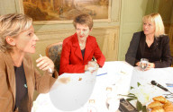 Marianne Dürst, Simonetta Sommaruga, Astrid van der Haegen 
