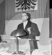 Ettore Tenchio an der Delegiertenversammlung, 1961