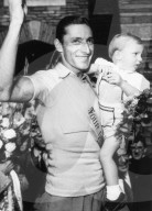 Ferdy Kübler mit Söhnchen André