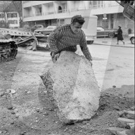 T. Linder, Arbeiter an der "Chrampf-Olympiade" 1969