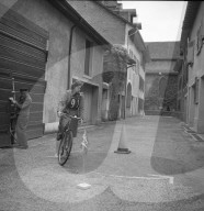 Obligatorische Veloprüfung in Lausanne, 1956