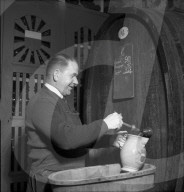 «Mise des vins de la ville de Lausanne», Wein-Versteigerung, 1954