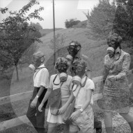 Test der neuen Volks-Gasmasken, 1967