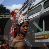 Frau des Akha-Volkes im Norden Thailands, ca. 1960