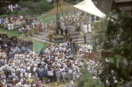 Papstbesuch Schweiz 1984, Flüeli-Ranft: Eucharistiefeier