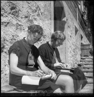 Pfadfinderinnen in Adelboden, 1952