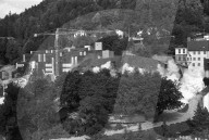 Sprengung des alten Konviktes, Chur 1970