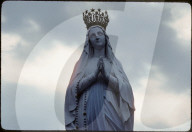Statue der Heiligen Maria, Lourdes 1984