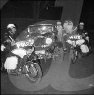 Samichläuse und Motorradpolizei 1969