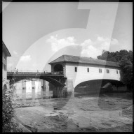 Gedeckte Holzbrücke; 1958