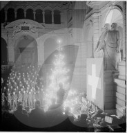 Soldatenweihnachten beim Bundeshaus; 1940