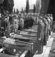 WK 2: Beerdigung der 14 britischen Flieger, Vevey 1944
