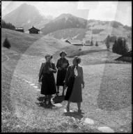 Pfadfinderinnen in Adelboden, 1952