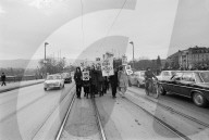Demonstration der "Bunkerjugend" in Zürich 1971