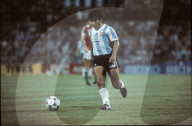 Fussball-WM 1982: Argentinien - Ungarn, Maradona