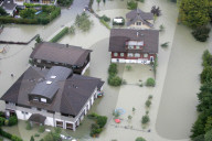 Hochwasser Schweiz 2005: Sarnen, August 2005