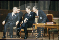 Genfer Gipfel 1985: Michail Gorbatschow und Ronald Reagan