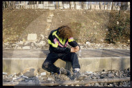 Fixer auf dem Lettensteg, Zürich 1994