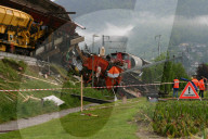 Bahnunfall Dürrenast 2006: Unfallstelle