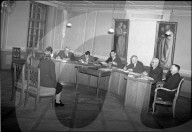 Arbeiter nach Streik angeklagt; 1947