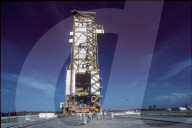 Ariane-Mission auf Französisch Guayana 1987