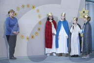 NEWS - Angela Merkel empfängt die Sternsinger im Bundeskanzleramt