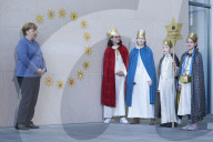 NEWS - Angela Merkel empfängt die Sternsinger im Bundeskanzleramt
