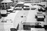 Schaustellerbetrieb im Winterlager 1942