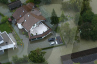 Hochwasser Schweiz 2005: Sarnen, August 2005