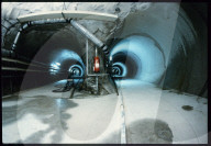 Stollen des NAGRA Fels-Labors, Grimsel 1985