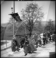 St. Georgs-Prozession in Kaltbrunn, 1940