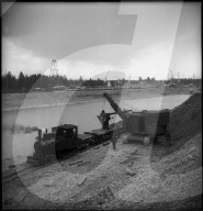 Baustelle Kraftwerk Rupperswil-Auenstein 1944