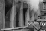 Brand in der Telefonzentrale Zürich-Hottingen 1969