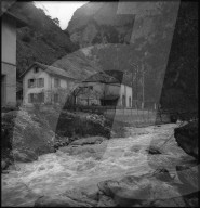 Kraftwerk der Stadt Sitten in St. Léonard 1946