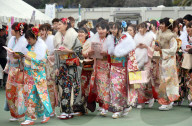 FEATURE - Japan: Coming of Age Day - Junge Erwachsene feiern die Volljährigkeit