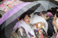 FEATURE - Japan: Coming of Age Day - Junge Erwachsene feiern die Volljährigkeit