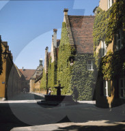 Fuggerei in Augsburg, 1960