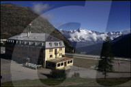 Hotel Bellevue auf dem Simplon-Pass, Panoramablick 1996