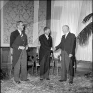 Empfang des philippinischen Gesandten beim Bundesrat, um 1958