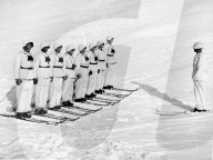 Schweizer Gebirgssoldaten, um 1940