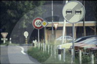 Verkehrsschild: Überholverbot-Ende