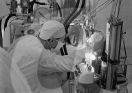 Prof. Ake Senning bei Herztransplantation, Zürich 1969
