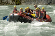 River Rafting auf dem Vorderrhein, 2004