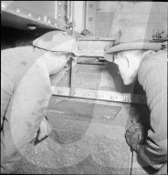 Auswechslung der Eisenbahnbrücke in Zürich-Wipkingen 1947